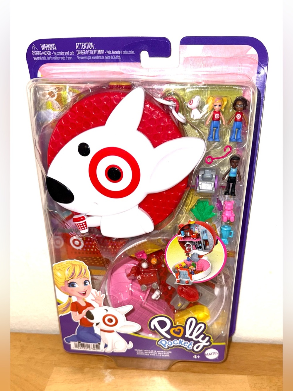 Polly Pocket Target Bullseye Adventure Exclusive Playset, NWT